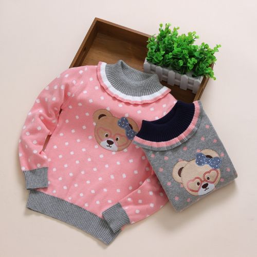 Pull fille en coton - Ref 2105068