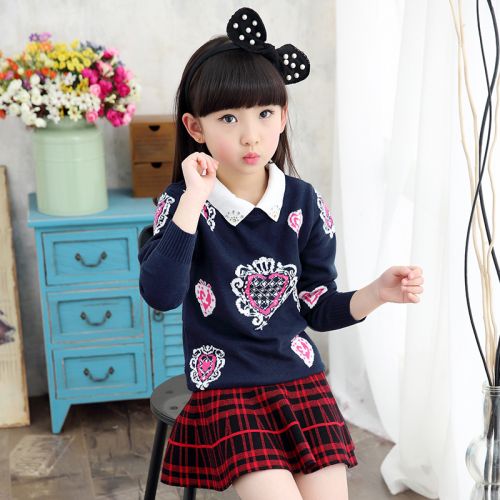 Pull fille MOOYUFON à manche longue - Ref 2105117