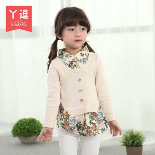 Pull fille à manche longue - Ref 2105175