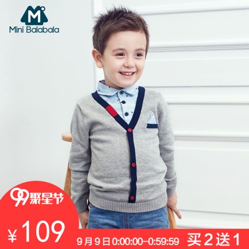 Pull garcon MINI BALABALA à manche longue - Ref 2101573