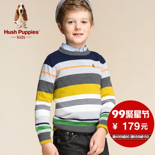 Pull garcon HUSH PUPPIES à manche longue - Ref 2101693