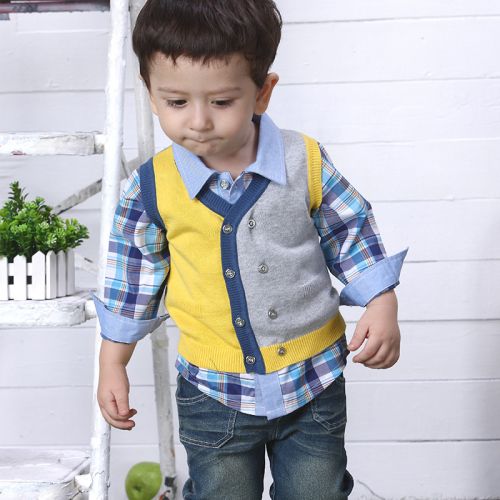Pull garcon CHERUB à sans manches - Ref 2102002