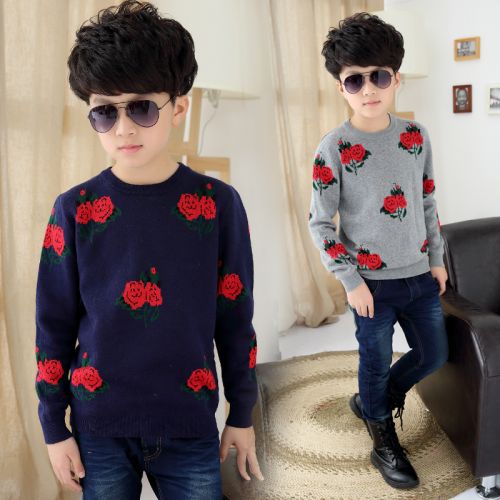 Pull garcon en coton - Ref 2102188