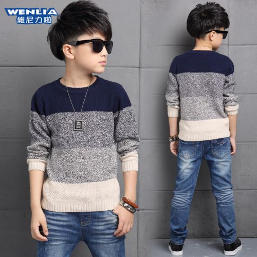 Pull garcon WENLIA à manche longue - Ref 2102477