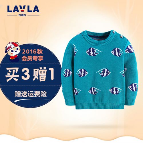 Pull garcon LAVLA à manche longue - Ref 2102484