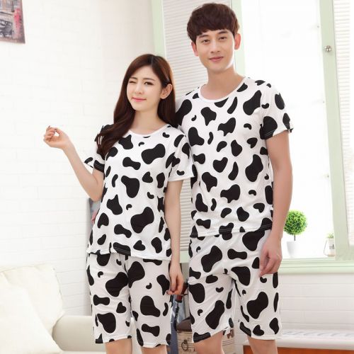 Pyjama mixte en Coton à manche courte - Ref 3006462