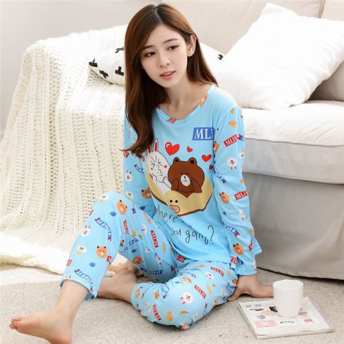 Pyjama mixte en Coton à manches longues - Ref 3006580
