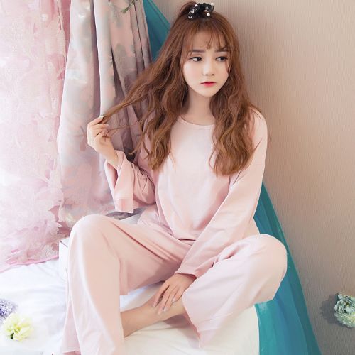 Pyjama pour femme en Coton à manches longues - Ref 2987688