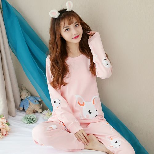Pyjama pour femme en Coton à manches longues - Ref 2987726