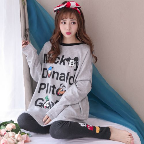 Pyjama pour femme en Coton à manches longues - Ref 2987735