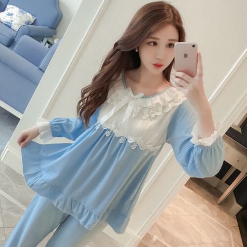 Pyjama pour femme en Coton à manches longues - Ref 2987740