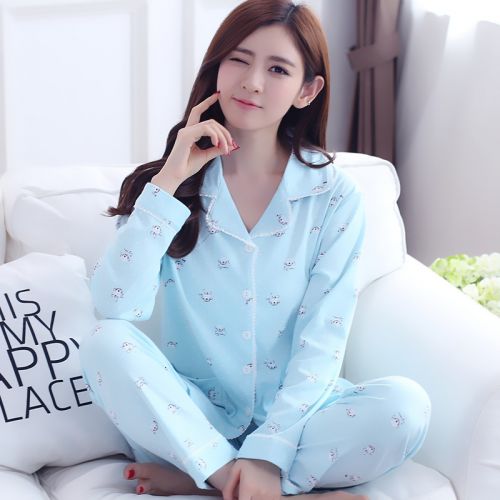 Pyjama pour femme en Coton à manches longues - Ref 2987745