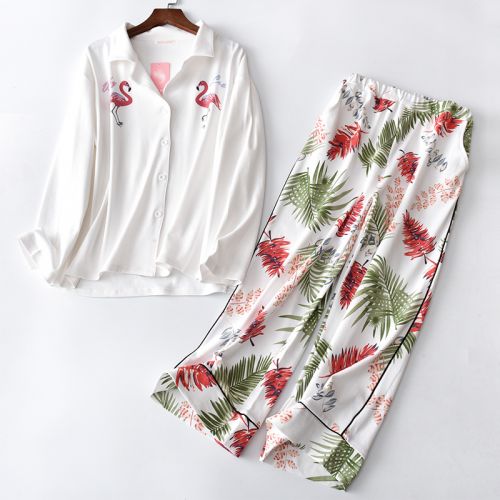 Pyjama pour femme en Coton à manches longues - Ref 2987770