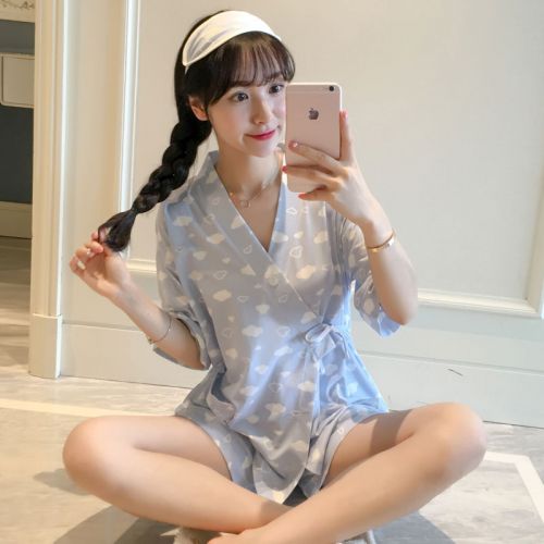 Pyjama pour femme à manche courte - Ref 2987789
