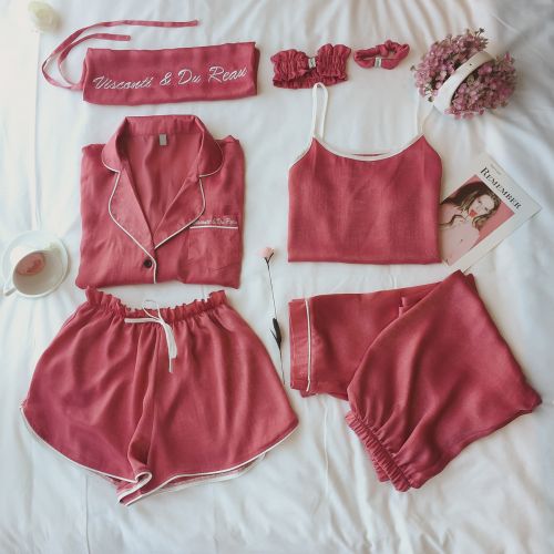 Pyjama pour femme en Polyester à manches longues - Ref 2987792