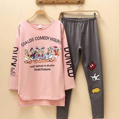 Pyjama pour femme en Coton à manches longues - Ref 2987812