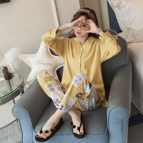 Pyjama pour femme en Coton à manches longues - Ref 2987846