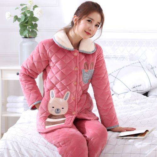 Pyjama pour femme en Coton à manches longues - Ref 2987848