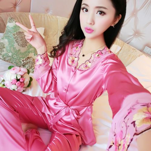 Pyjama pour femme en Polyester à manches longues - Ref 2987903