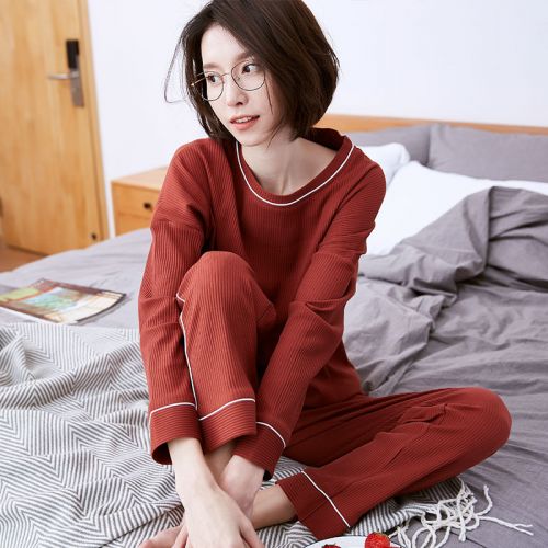 Pyjama pour femme en Coton à manches longues - Ref 2987917