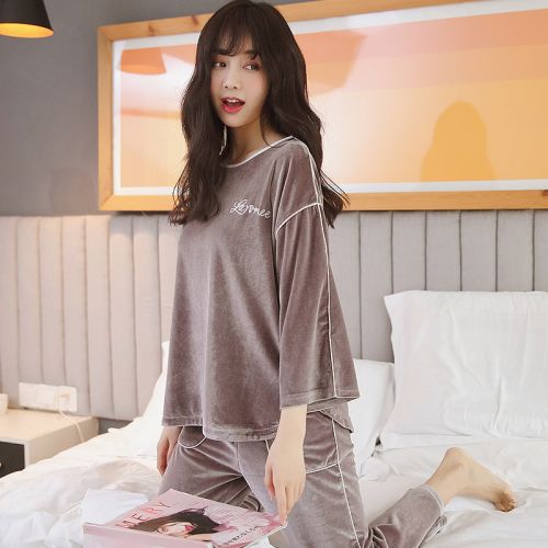 Pyjama pour femme en Polyester à manches longues - Ref 2987920