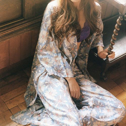 Pyjama pour femme en Coton à manches longues - Ref 2987970