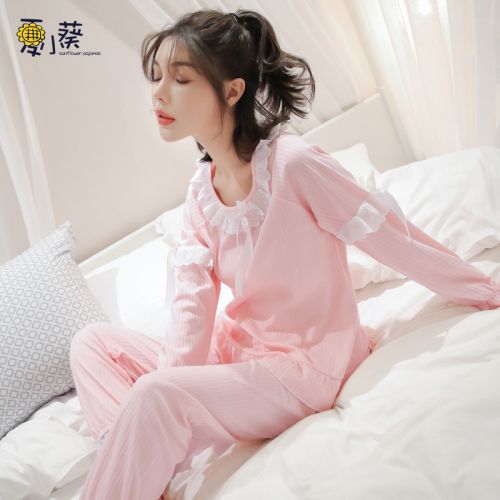 Pyjama pour femme en Coton à manches longues - Ref 2988000