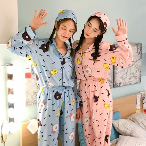Pyjama pour femme en Polyester à manches longues - Ref 2988003