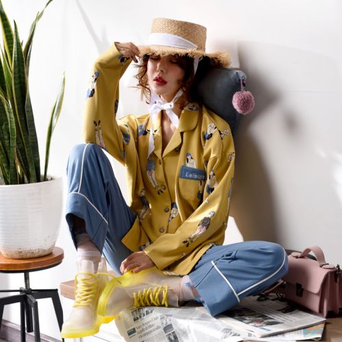 Pyjama pour femme SLEEP TIGHT SALLY en Coton à manches longues - Ref 2988006