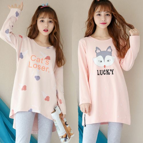 Pyjama pour femme en Coton à manches longues - Ref 2988009