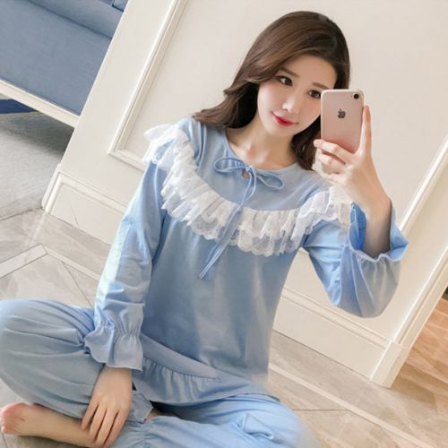 Pyjama pour femme en Coton à manches longues - Ref 2988058