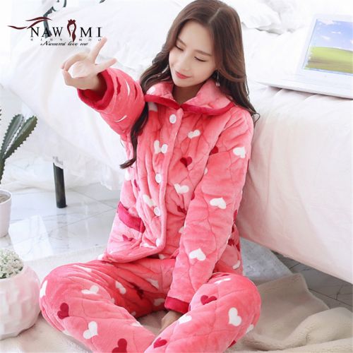 Pyjama pour femme en Polyester à manches longues - Ref 2988096