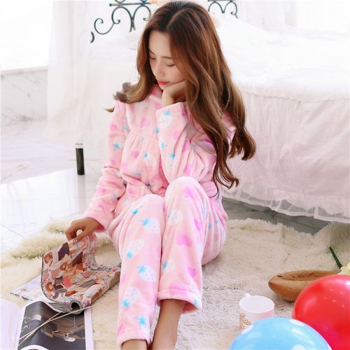 Pyjama pour femme en Polyester à manches longues - Ref 2988144