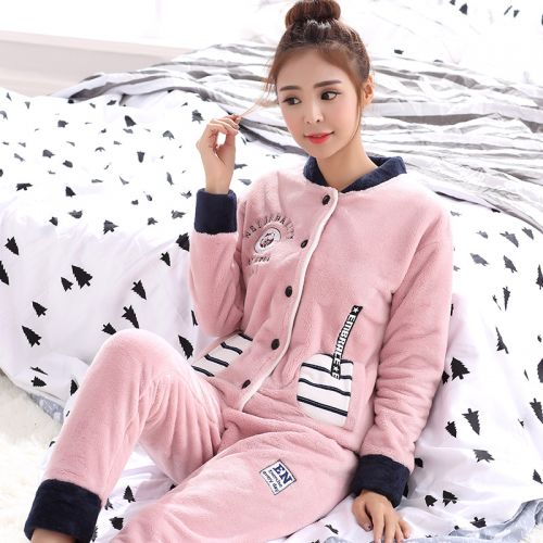 Pyjama pour femme en Polyester à manches longues - Ref 2988159