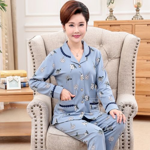 Pyjama pour femme en Coton à manches longues - Ref 2988162