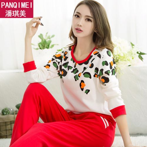 Pyjama pour femme en Coton à manches longues - Ref 2988178