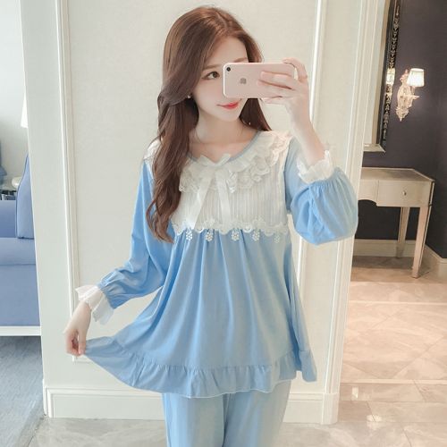 Pyjama pour femme en Coton à manches longues - Ref 2988574