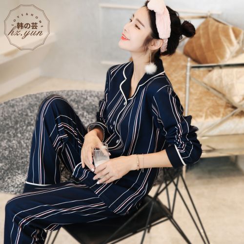 Pyjama pour femme en Coton à manches longues - Ref 2988590