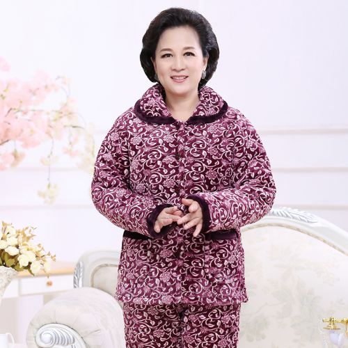 Pyjama pour femme en Polyester à manches longues - Ref 2988597