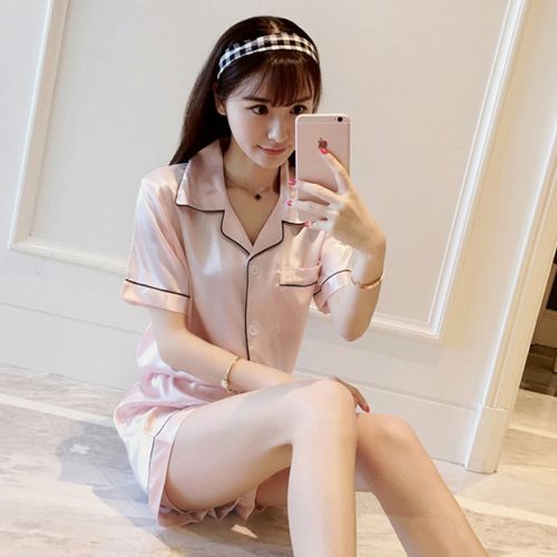 Pyjama pour femme en Polyester à manche courte - Ref 2988614
