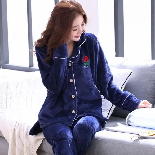 Pyjama pour femme en Polyester à manches longues - Ref 2988615