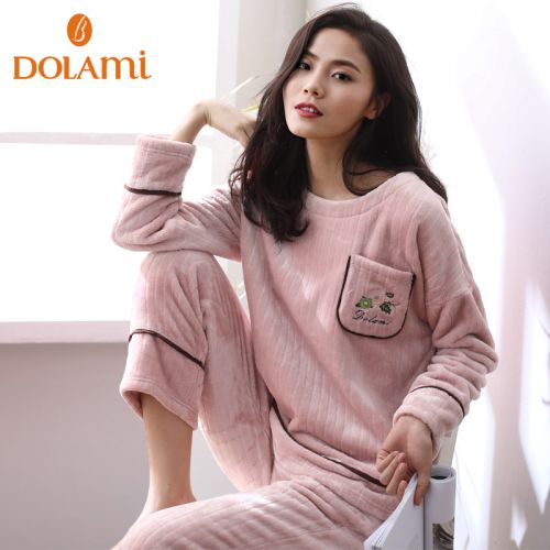 Pyjama pour femme en Polyester à manches longues - Ref 2988630