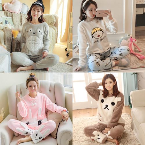 Pyjama pour femme en Polyester à manches longues - Ref 2988642