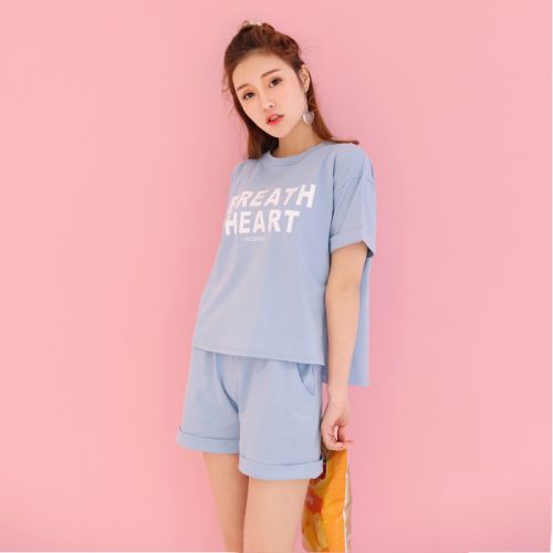 Pyjama pour femme en Coton à manche courte - Ref 2988656