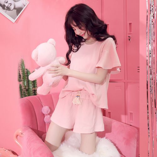 Pyjama pour femme en Coton à manche courte - Ref 2989644