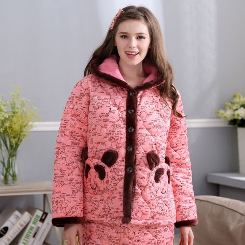 Pyjama pour femme en Polyester à manches longues - Ref 2989669