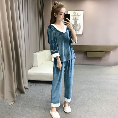 Pyjama pour femme en Polyester à neuf manches - Ref 2989677