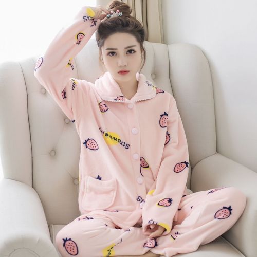Pyjama pour femme en Polyester à manches longues - Ref 2989680