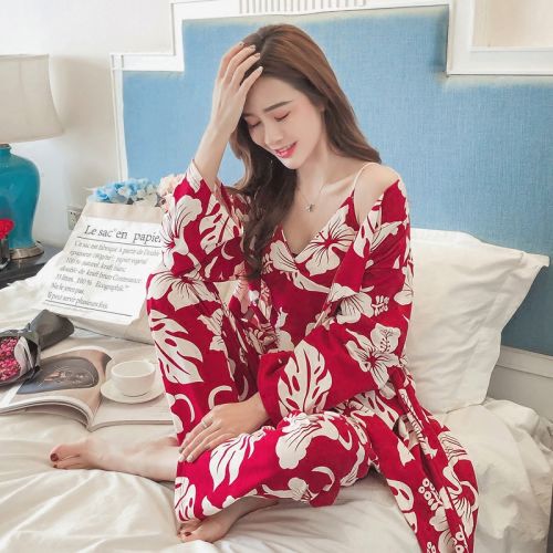 Pyjama pour femme en Coton à manches longues - Ref 2989710