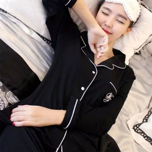 Pyjama pour femme en Polyester à manches longues - Ref 2989715